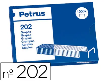 Imagen Grapas petrus bambina n 202 -caja de 1000 grapas
