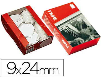 Imagen Etiquetas colgantes 384 9 x 24 mm -caja de 1000