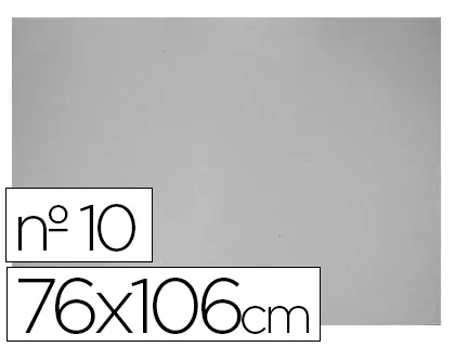 Imagen Carton gris n 10 76x106 cm - 5 hojas de 1 mm