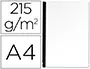 Imagen Tapa de encuadernacion q-connect carton din a4 blanco brillante 215 gr caja de 100 unidades 2