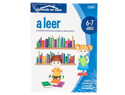 Imagen Cuaderno de colorear actividades aprendo en casa 6-7 aos 16 paginas 210x280 mm