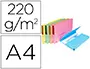 Imagen Subcarpeta cartulina lustrada con bolsa exacompta din a4 colores surtidos 220 gr 2