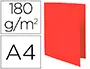 Imagen Subcarpeta cartulina reciclada exacompta din a4 rojo 180 gr 2