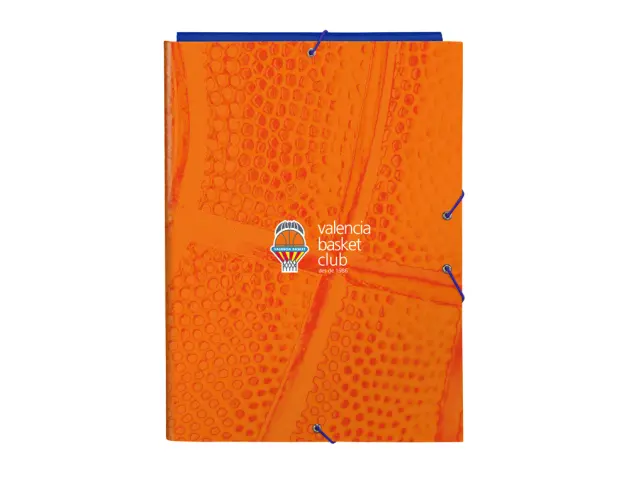 Imagen Carpeta gomas safta folio solapas valencia basket club 260x25x335 mm