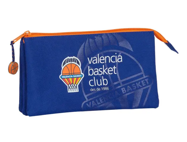 Imagen Bolso escolar safta portatodo valencia basket club triple 220x30x120 mm