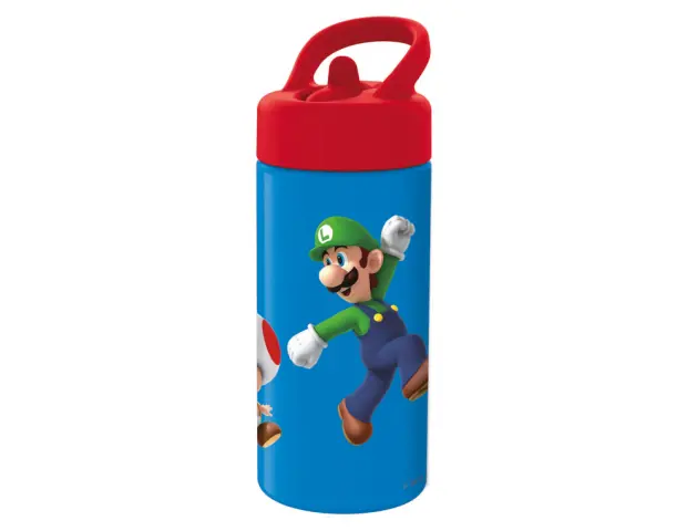 Imagen Botella escolar safta super mario botella 410 ml 74x64x178 mm