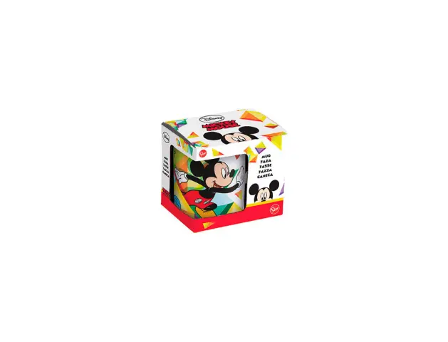 Imagen Taza grande safta escolar 325 ml 117x87x100 mm mickey mouse happy smiles