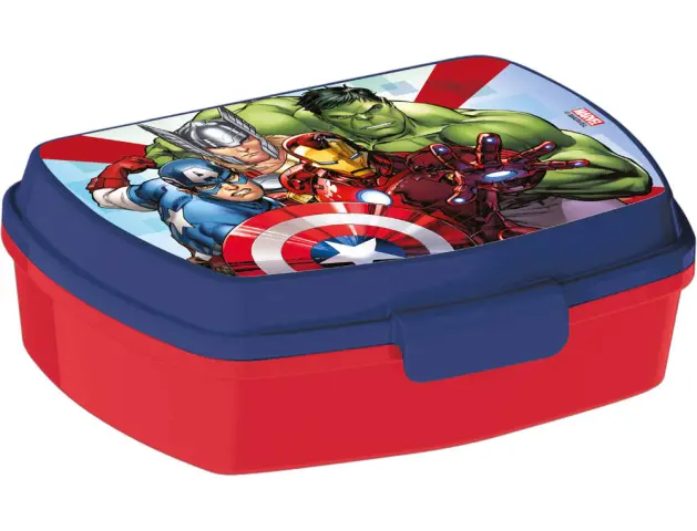 Imagen Sandwichera safta escolar 170x133x56 mm avengers infinity