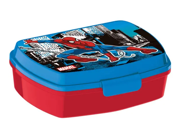 Imagen Sandwichera safta escolar 170x133x56 mm spider-man great power