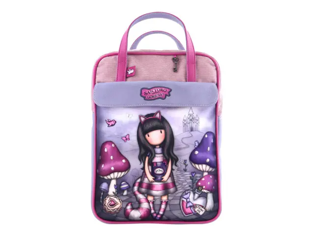 Imagen Bolso escolar safta santoro s gorjuss through the looking glass mochila grande 270x100x370 mm