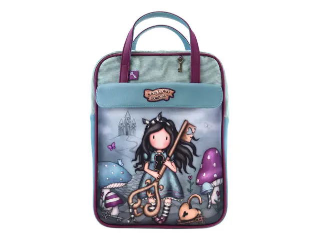 Imagen Bolso escolar safta santoro s gorjuss through the looking glass mochila grande 270x100x370 mm