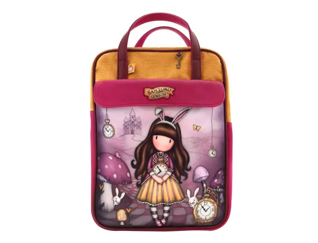 Imagen Bolso escolar safta santoro s gorjuss through the looking glass mochila grande 270x100x370 mm