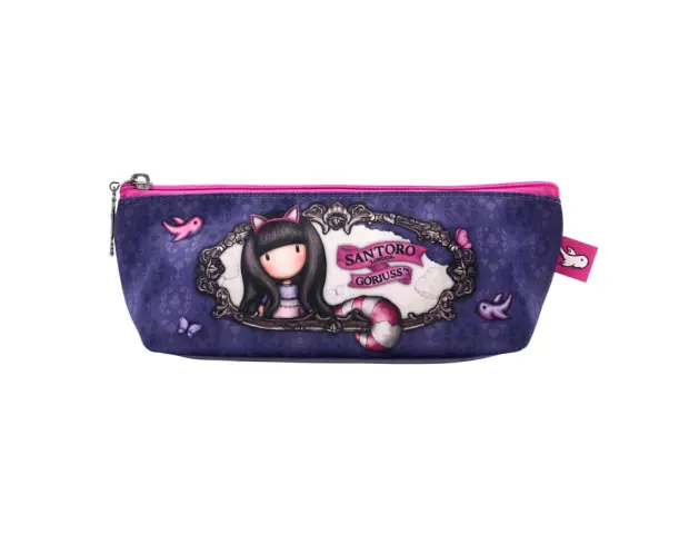 Imagen Bolso escolar safta santoro s gorjuss through the looking glass con accesorios 223x57x88 mm