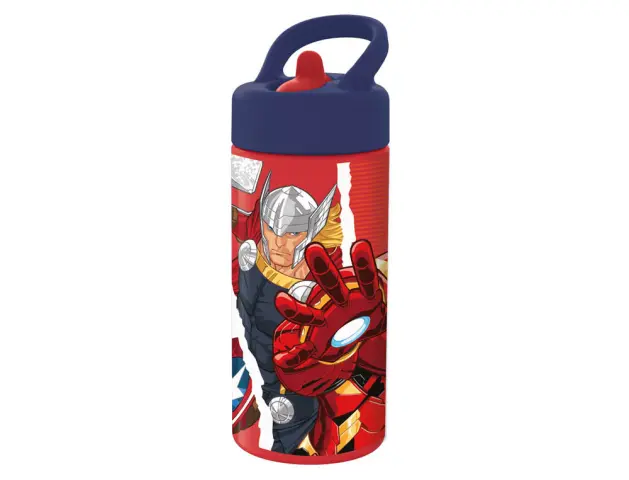 Imagen Botella escolar safta 410 ml 74x64x178 mm avengers infinity