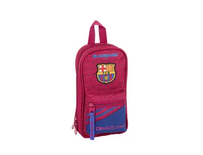 Imagen Plumier escolar safta f.c. barcelona corporativa mochila con 4 portatodos llenos 120x50x230 mm