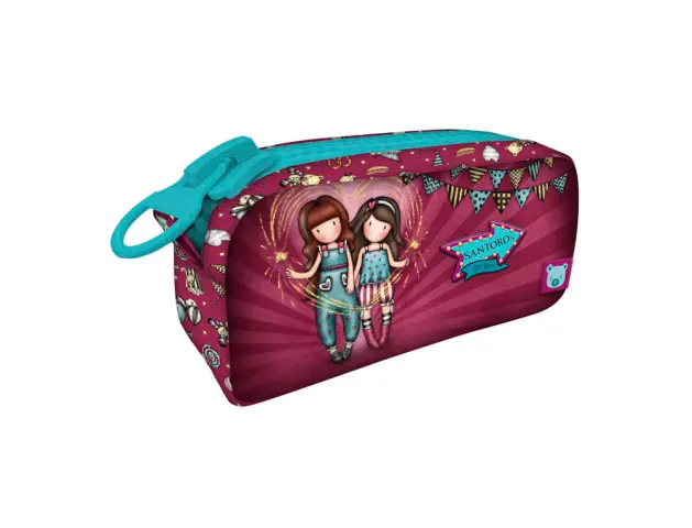 Imagen Bolso escolar safta portatodo gorjuss fairground con tirador gigante 215x70x105 mm