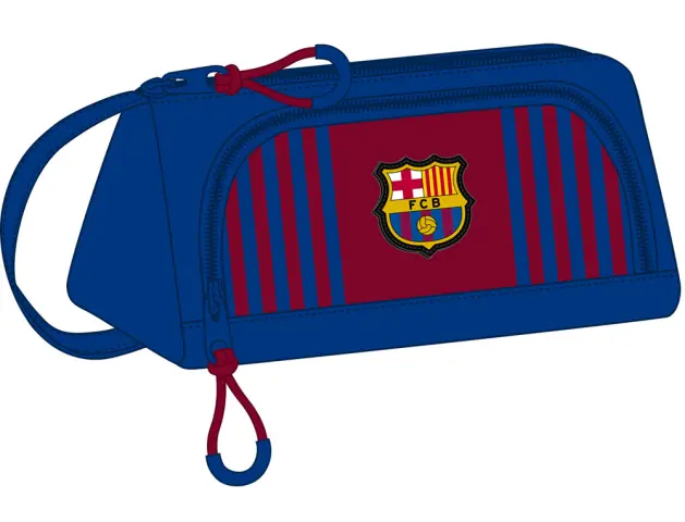 Imagen Bolso escolar safta f.c. barcelona 1 equipacion 21/22 portatodo con bolsillo desplegable lleno 200x85x110