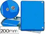 Imagen Carpeta proyectos pardo folio lomo 200 mm carton forrado azul con broche 2