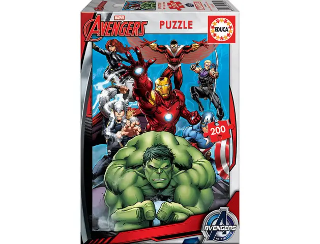 Imagen Puzle safta 200 piezas avengers super heroes