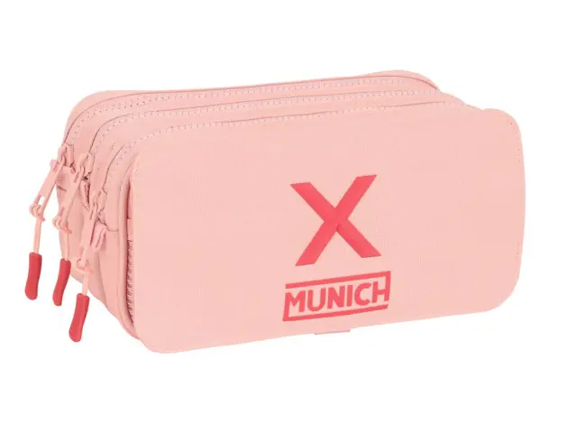 Imagen Bolso escolar portatodo safta triple cremallera munich basics 100x215x80 mm