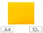 Imagen Funda tarifold magnetica din a4 horizontal identificacion palets y estanterias amarillo pack de 10 unidades 2