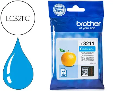 Imagen Ink-jet brother lc3211c dcp-j572 / dcp-j772 / dcp-j774 / mfc-j890 / mfc-j895 cian 200 pag