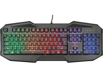 Imagen Teclado trust gxt 830-rw avonn gaming iluminacion rainbow usb 2.0 cable 1,4 m