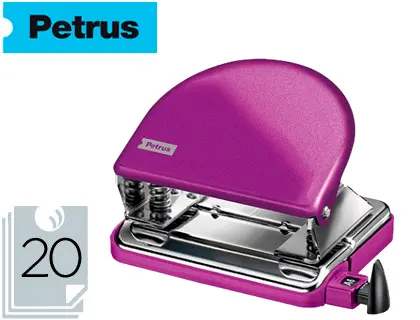 Imagen Taladrador petrus 52 wow violeta metalizado capacidad 20 hojas en blister