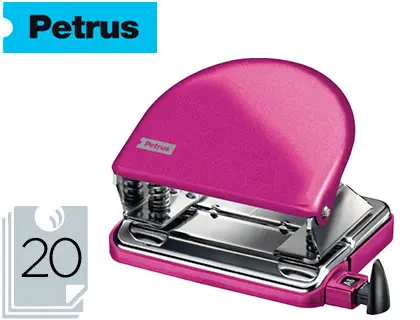 Imagen Taladrador petrus 52 wow fucsia metalizado capacidad 20 hojas en blister