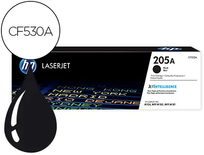 Imagen Toner hp 205a laserjet m 154a / 154nw / mfp m180n / 181fw negro 1100 paginas