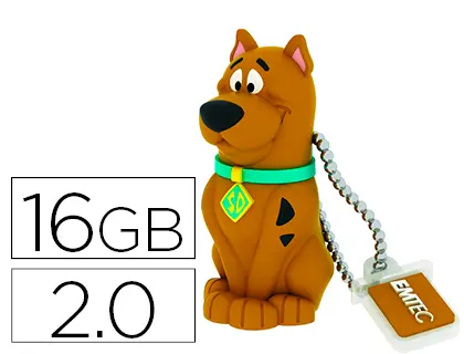 Imagen Memoria usb emtec flash 16 gb 2.0 scooby doo