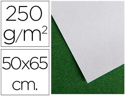 Imagen Papel secante canson 50x65 cm liso blanco 250 gr