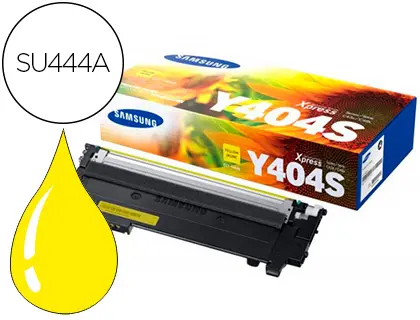 Imagen Toner samsung clt 404 para sl-c430/c480 amarillo 1000 paginas