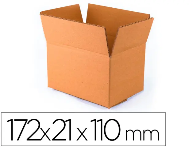 Imagen Caja para embalar q-connect us os varios carton doble canal marron 172x217x110 mm