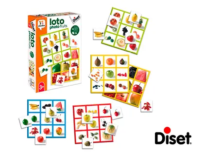 Imagen Juego diset educativo loto photo fruits