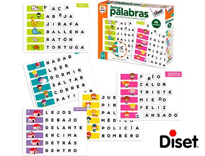 Imagen Juego diset didactico formar palabras