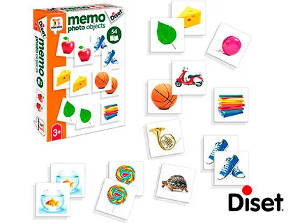 Imagen Juego diset didactico memo photo objetcs