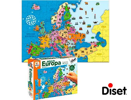 Imagen Juego diset didactico paises de europa