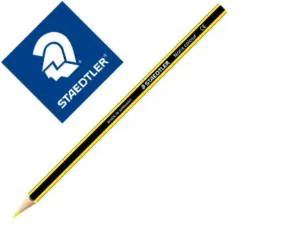 Imagen Lapiz de color staedtler wopex ecologico amarillo claro