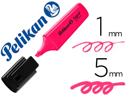 Imagen Rotulador pelikan fluorescente textmarker signal rosa