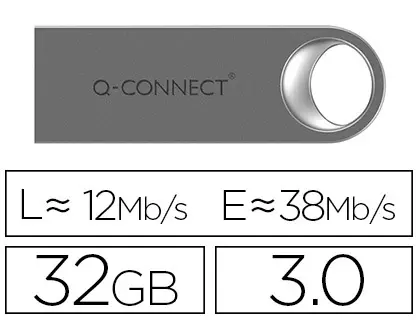 Imagen Memoria usb q-connect flash premium 32 gb 3.0