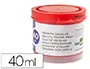 Imagen Tempera liderpapel escolar 40 ml rojo 2