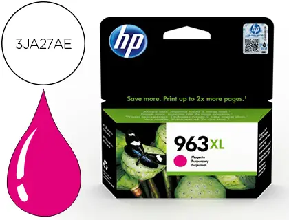 Imagen Ink-jet hp 963 xl officejet pro 9010 / 9020 / 9022 / 9023 / 9025 magenta 1600 paginas