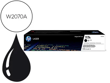 Imagen Toner hp 117a laser color 150a / 150nw / 178nw / 178nwg / 179fnw negro 1000 paginas