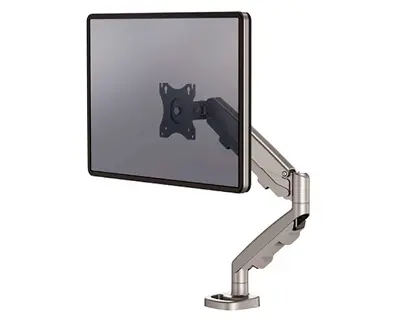 Imagen Brazo para monitor fellowes serie eppa ajustable altura 1 pantalla normativa vesa hasta 10 kg plata