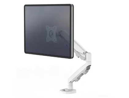 Imagen Brazo para monitor fellowes serie eppa ajustable altura 1 pantalla normativa vesa hasta 10 kg blanco