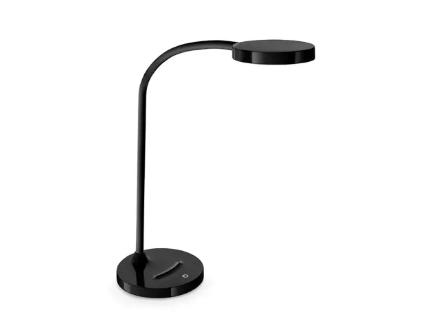Imagen Lampara de oficina cep flex plastico led de 4w brazo flexible tactil color negro 160x600 mm