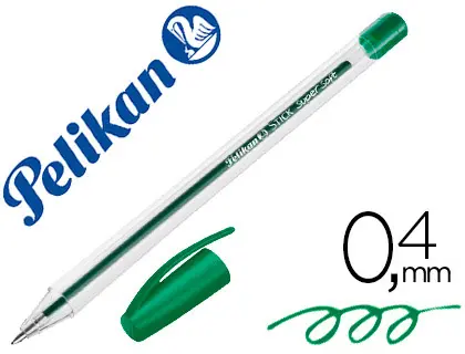 Imagen Boligrafo pelikan stick super soft verde