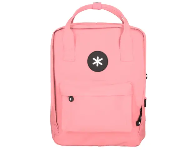 Imagen Cartera antartik mochila 2 asas y bolsillos exteriores coral 300x115x390 mm