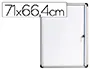Imagen Vitrina de anuncios bi-office fondo magnetico extraplana de interior 710x664 mm 2